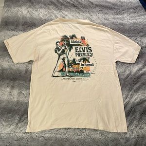 Large Elvis graphic tee